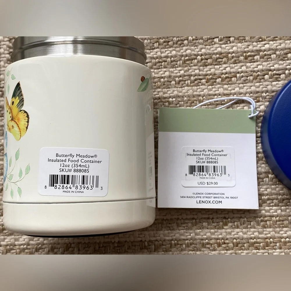 Lenox Butterfly Meadow Insulated Food Container - Picture 4 of 13